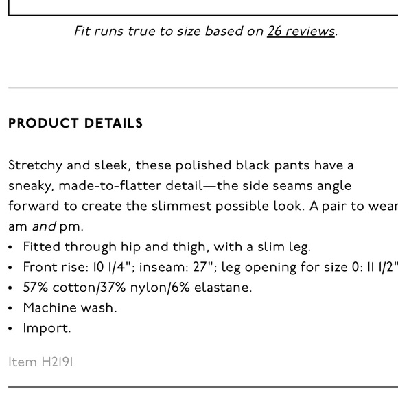 MADEWELL Fraser Slim Pants - Picture 7 of 8